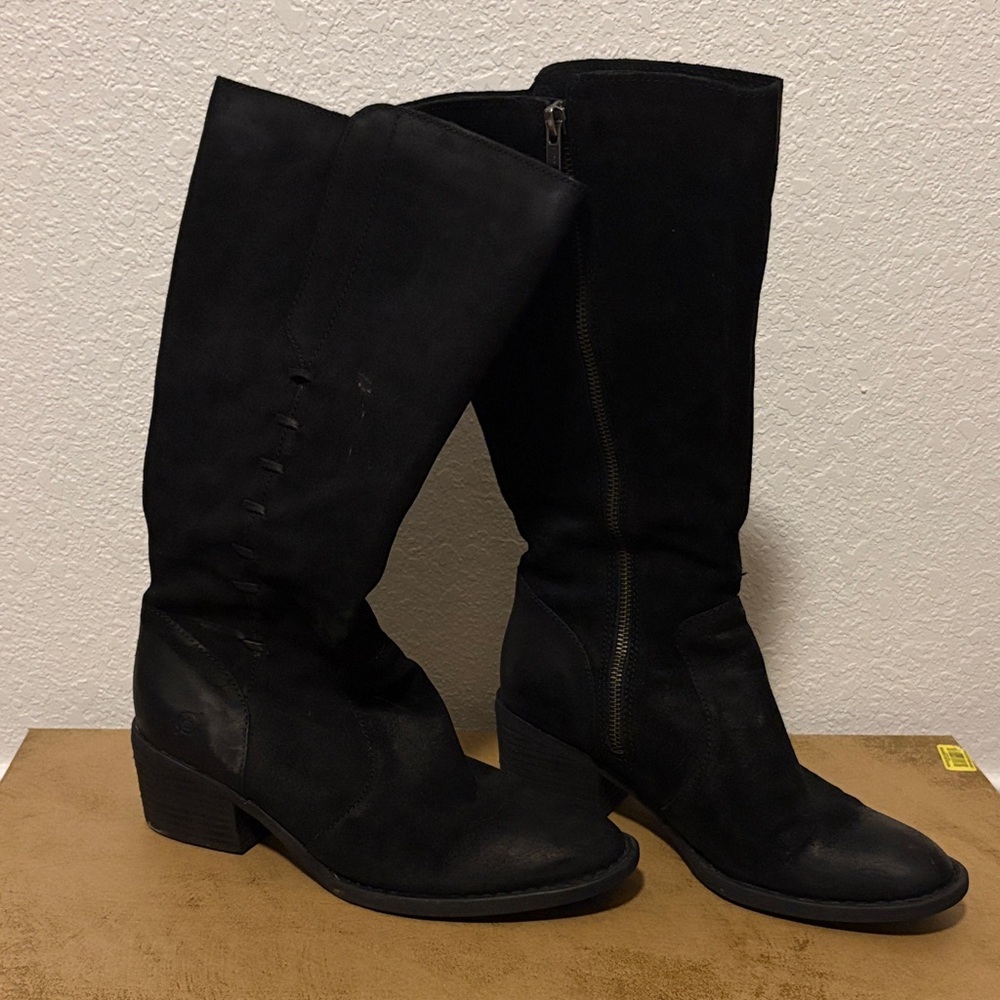 Born Black Cowboy Boots